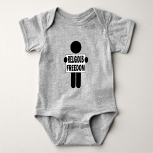 Religionsfreiheit Baby Strampler