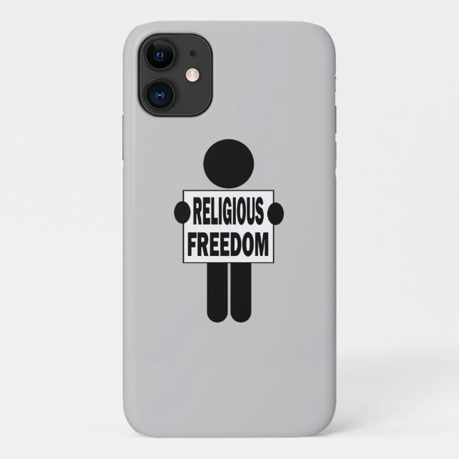 Religionsfreiheit Case-Mate iPhone Hülle (Rückseite)