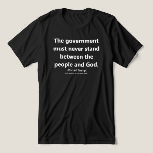 Religionsfreiheit Donald Trump Zitat Tri-Blend Shirt