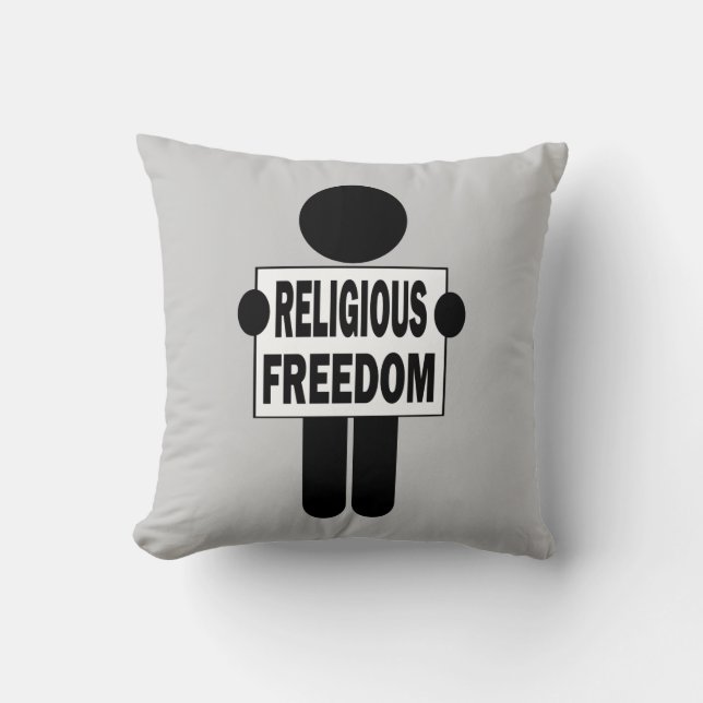 Religionsfreiheit Kissen (Vorderseite)