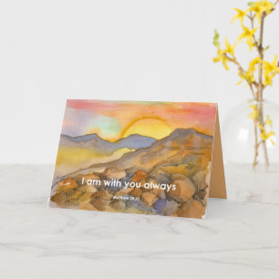 Religiös bin ich bei dir immer Schrift Matthew Karte