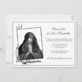 Religiös-katholische gesegnete Jungfrau Mary Beile Dankeskarte