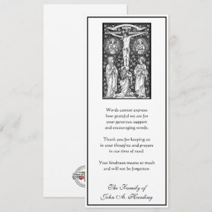 Religiös-katholisches Beileid für Beerdigung Karte