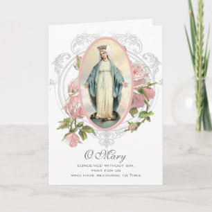 religiös   Muttertag   Gesegnete Jungfrau Mary Karte