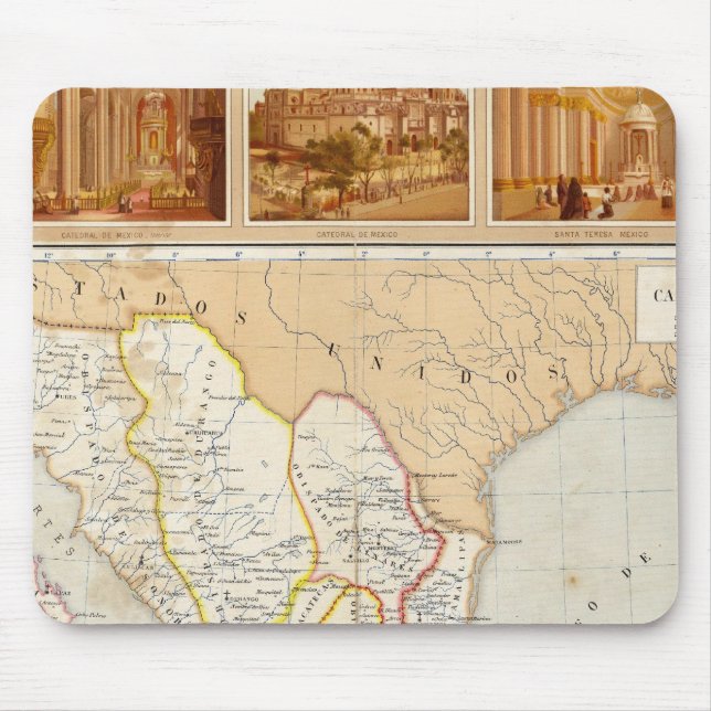 Religiöse Abbildung Mexikos Mousepad (Vorne)