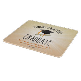 Religiöse Abschluss Gold Sternexplosion mit Black  Schneidebrett