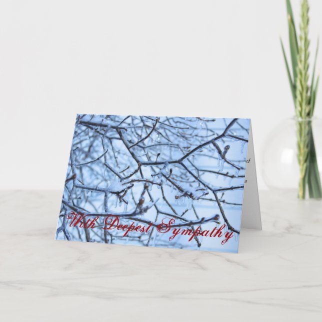 Religiöse Beileids-Karte Karte (Vorderseite)