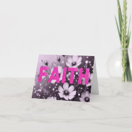 Religiöse Bibel Verse Faith Karte