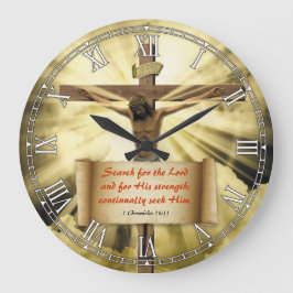 Religiöse Bibel Zitat Verse personalisierbare Uhr