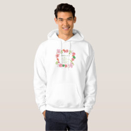 Religiöse Blume zum 20. Hochzeitstag Hoodie