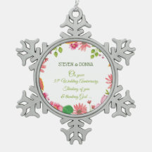 Religiöse Blume zum 55. Hochzeitstag