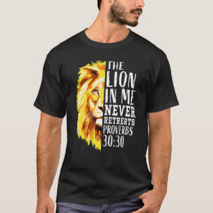 Religiöse Christliche Verse Männer Vater Löwe von  T-Shirt