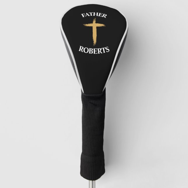 Religiöse Cross Golf Head Cover Headcover (Vorderseite)