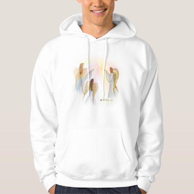 Religiöse Engel Personalisiert Hoodie (Vorderseite)