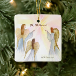 Religiöse Engel Personalisiert Keramikornament