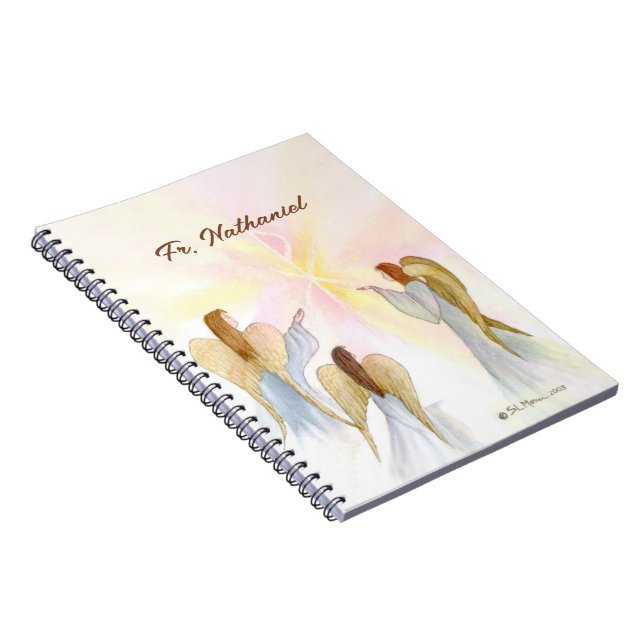 Religiöse Engel Personalisiert Notizblock (Rechte Seite)