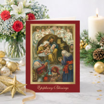Religiöse Epiphany Drei Könige Gebet Jesus