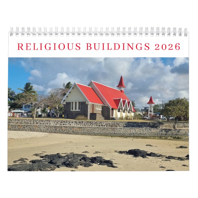 Religiöse Gebäude 2026 Kalender (Titelbild)