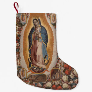 Religiöse Guadalupe Jungfrau Mary Katholisches Ge Kleiner Weihnachtsstrumpf