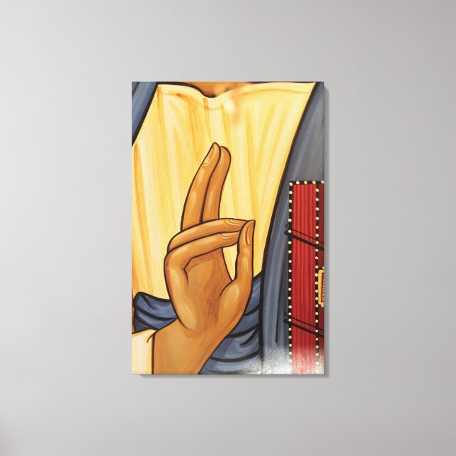 Religiöse Hand Signal Art Leinwanddruck (Vorderseite)