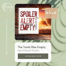 Religiöse "He is Risen" Planner Notebook