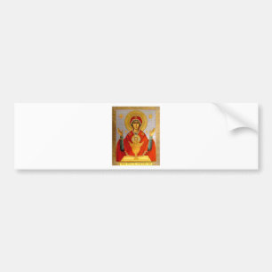 religiöse Ikone heilige Mary und Kind Autoaufkleber