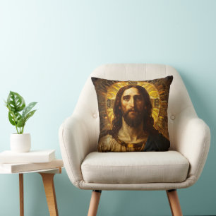 Religiöse Ikone Jesus Christus Kissen