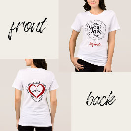 Religiöse Inspirationsbibliotheken "You are" Tri-Blend Shirt