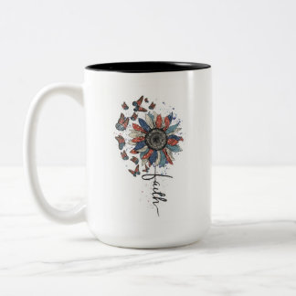 Religiöse, inspirierende, Motivierend Kaffee-Tasse Zweifarbige Tasse