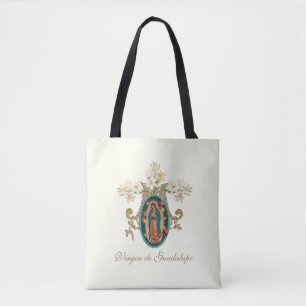 Religiöse Jungfrau Maria Marian Kreuz Guadalupe Tasche