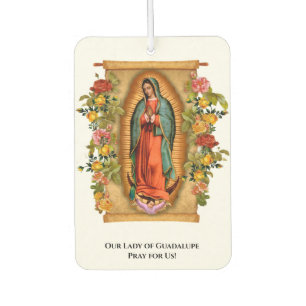 Religiöse Jungfrau Mary Guadalupe Katholische Span Autolufterfrischer