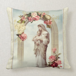 Religiöse Katholisch-Rosen Jungfrau-Marys Jesus Kissen