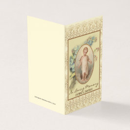 Religiöse katholische Beerdigungskarten Visitenkarten