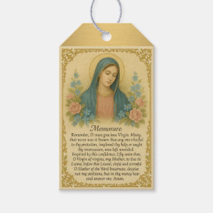 Religiöse katholische Gedenkstätte Gebet floral Geschenkanhänger