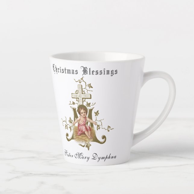 Religiöse katholische Junge Jesus Weihnachten Milchtasse (Rechts)
