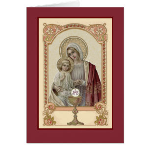 Religiöse katholische Jungfrau Mary Eucharist Gebe