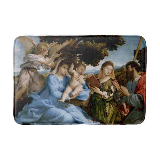 Religiöse Kunst Badezimmerteppich Badematte (Vorderseite)