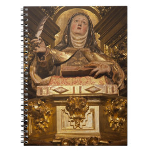 Religiöse Kunst, die Santa Teresa darstellt Notizblock