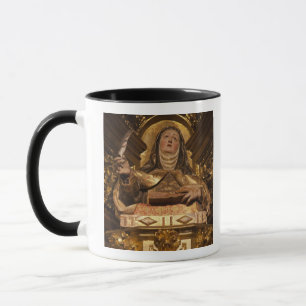 Religiöse Kunst, die Santa Teresa darstellt Tasse