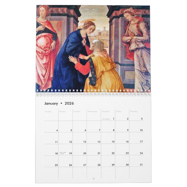Religiöse Kunst Kalender (Jan 2026)