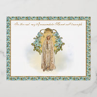 Religiöse Lady of Fatima Katholic Unaculululous He