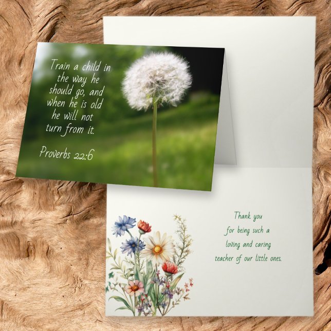 Religiöse Lehrer Danke Karte (Von Creator hochgeladen)