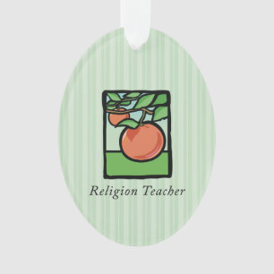 Religiöse Lehrerin danke Ihnen, Apple Ornament