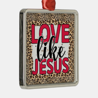 Religiöse Liebe wie Jesus-Ornament Ornament Aus Metall