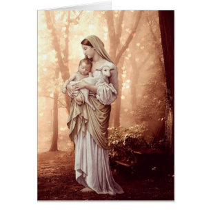Religiöse Mary Jesus Good Shepherd Katholische