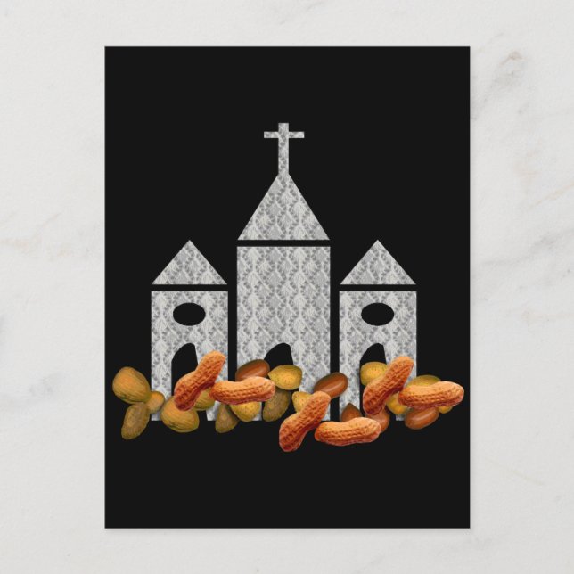 Religiöse Nuts Postkarte (Vorderseite)