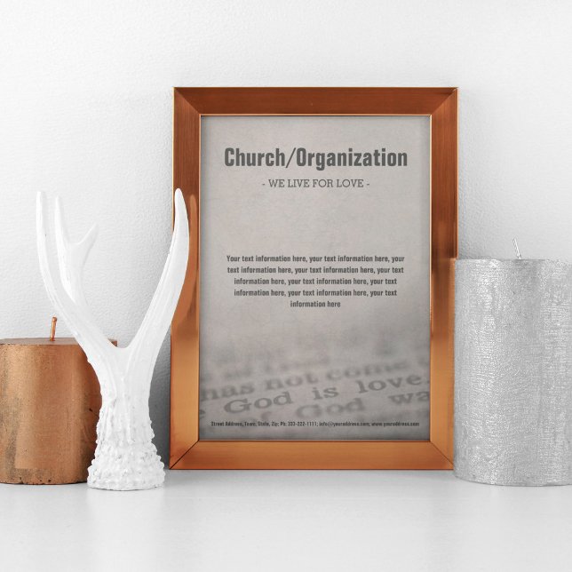 Religiöse Organisation Gott ist Liebe Buchstaben Briefbogen (Perfect for business)