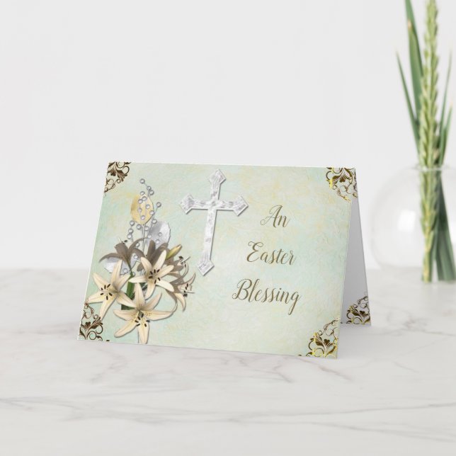 Religiöse Osterkarte Karte (Vorderseite)
