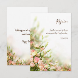 Religiöse Osterkarten - Gefühle der Freude Dankeskarte