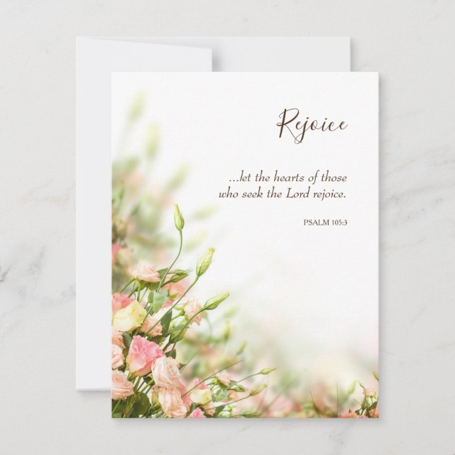 Religiöse Osterkarten - Gefühle der Freude Karte (Vorderseite)